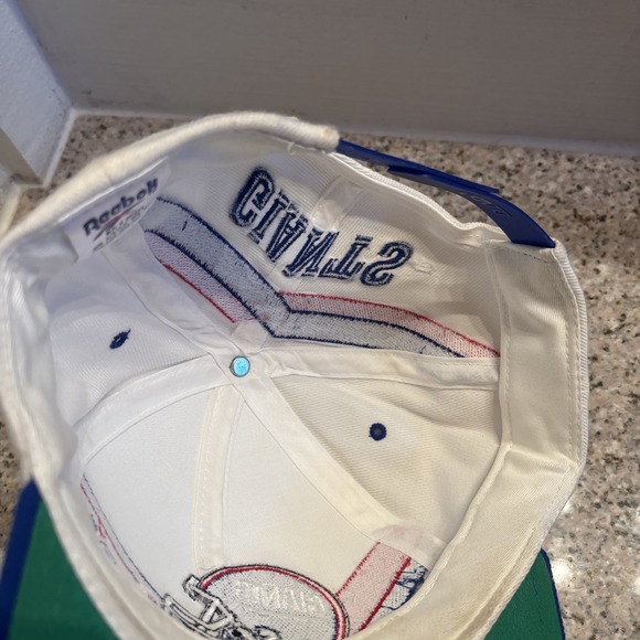 Vintage New York Giants NFL SnapBack Hat Cap OSFA Reebok Pro Line Authentic Vtg - Picture 8 of 12